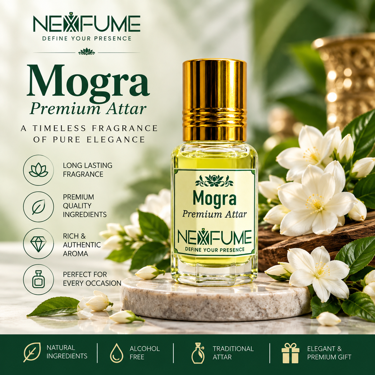 MOGRA | NEXFUME | PREMIUM ATTAR