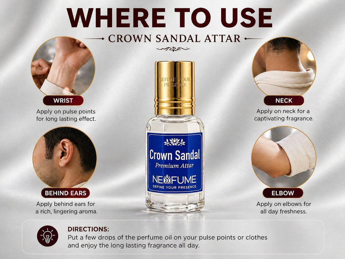 CROWN SANDAL | NEXFUME | PREMIUM ATTAR